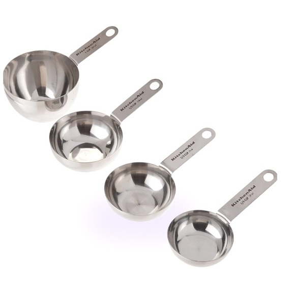 Kitchen Aid Stainless  steel measuring cups set of 4 New - Picture 3 of 11